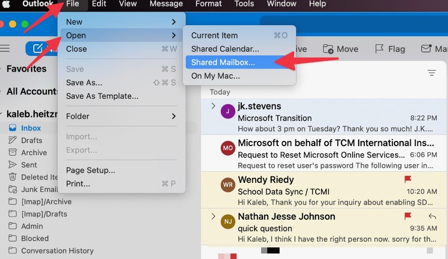 How to Add A Shared Mailbox in Outlook