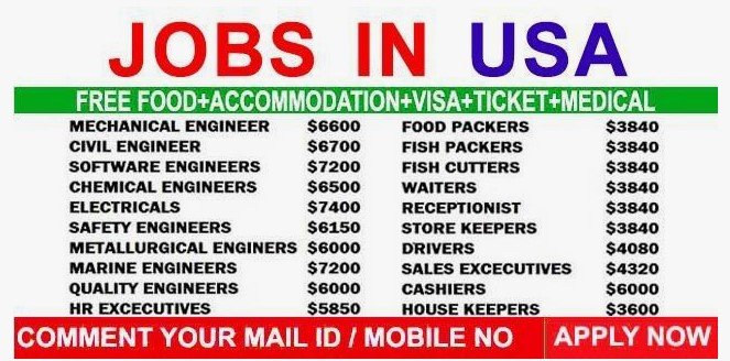 No Experience Jobs in USA for Foreigners