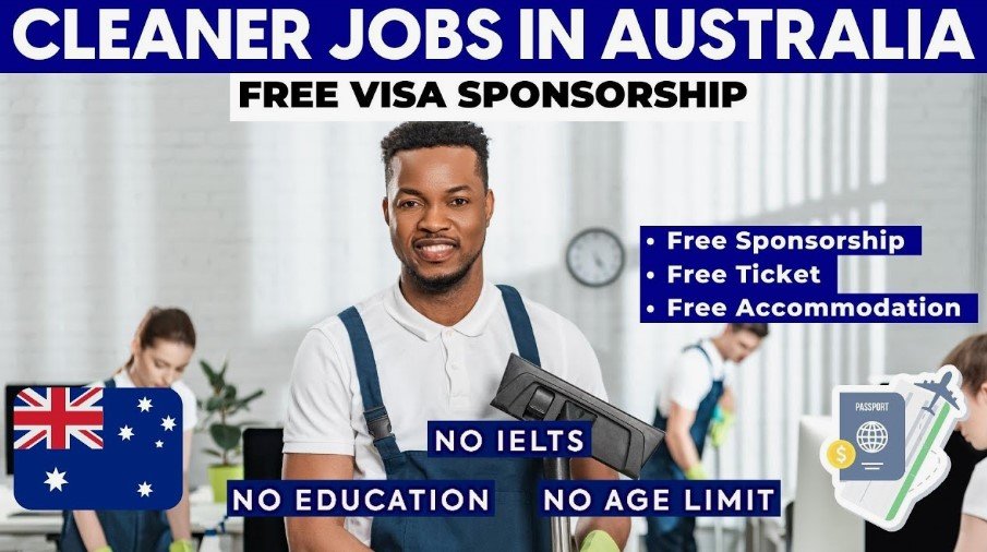 Cleaning jobs in Australia for Foreigners With Visa Sponsorship 2024